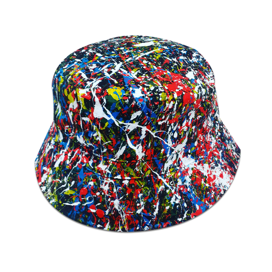 Black Reni Paint Hat